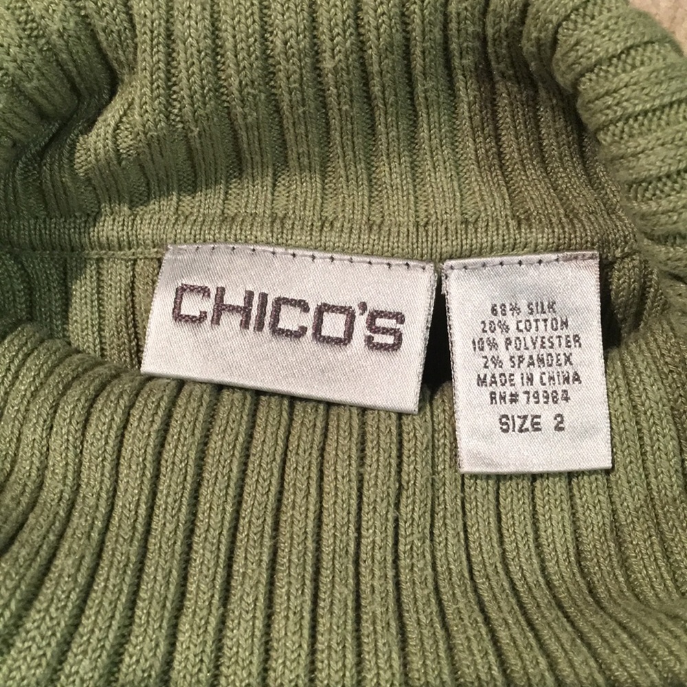 Chico’s Sleeveless Turtleneck